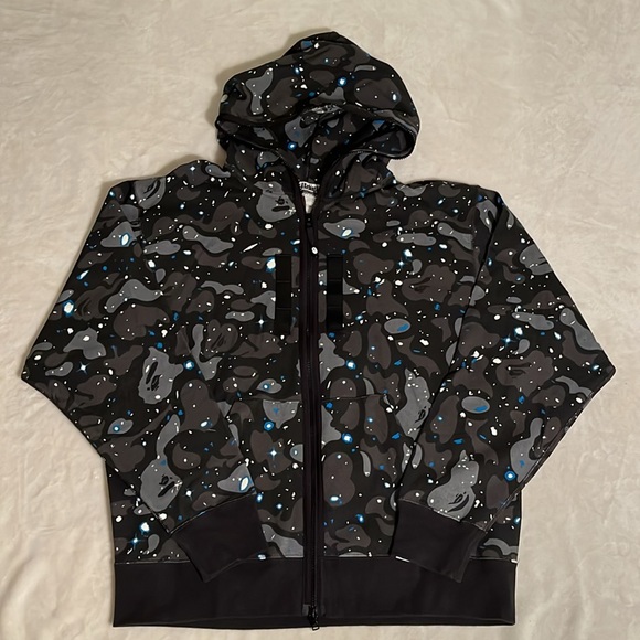 BAPE Relaxed Space Camo Full Zip Hoodie - Picture 2 of 8